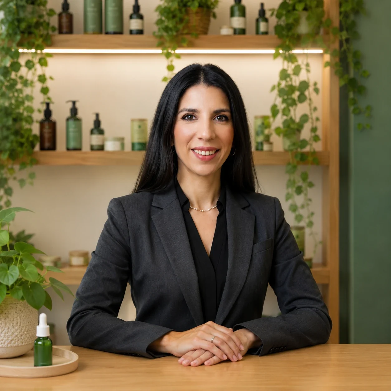 Brigitte Ruiz, clientes, proveedores y tienda de Acene